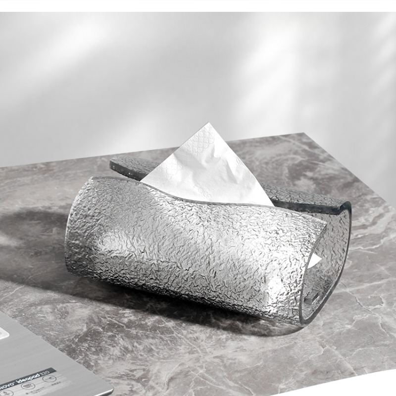 Resin Art Coffee Table - Boîte à mouchoirs avancée moderne européenne,