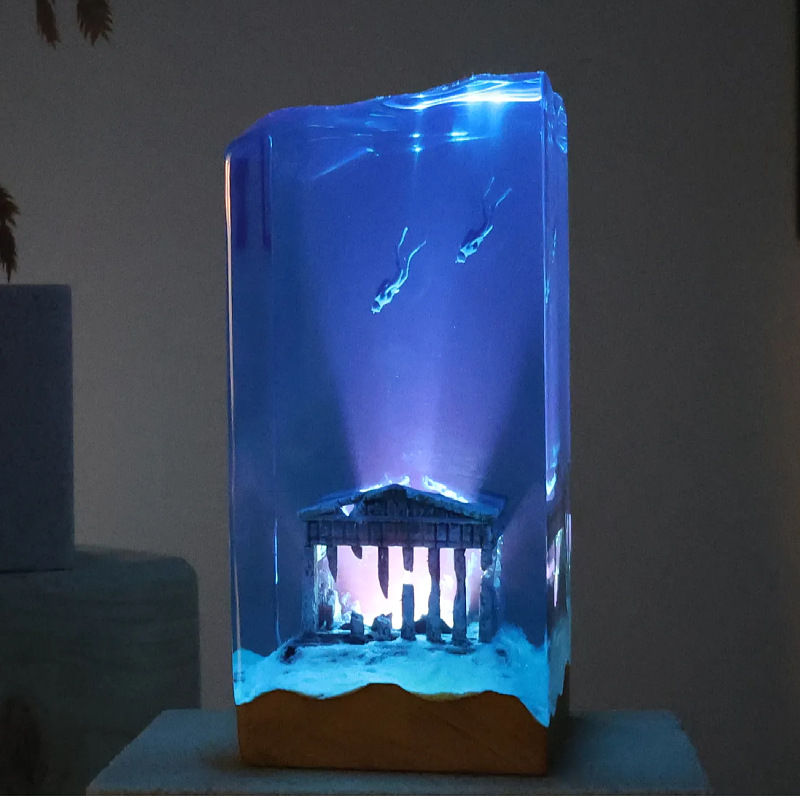 Resin Art And Wood - NOUVEAU Art marin Décorations d'intérieur Artisanat
