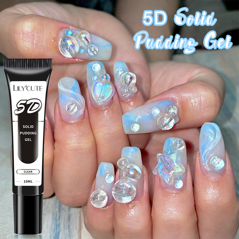 Resin Art Youtube - LILYCUTE 10ml 5D solide pouding Gel