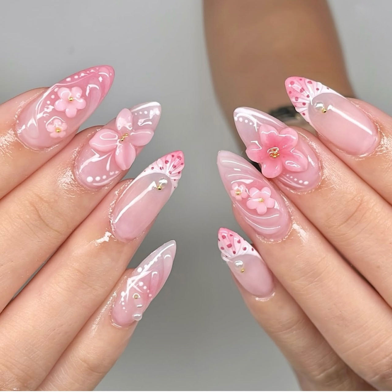 Resin Art Instagram - Autocollants pour ongles finis, style Instagram,