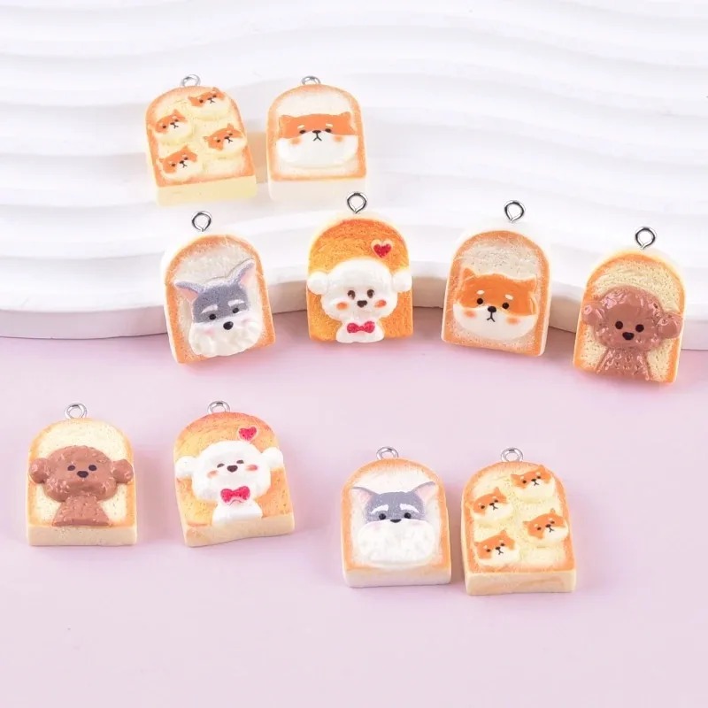 Resin Art Craft - 10 pendentifs en résine en forme