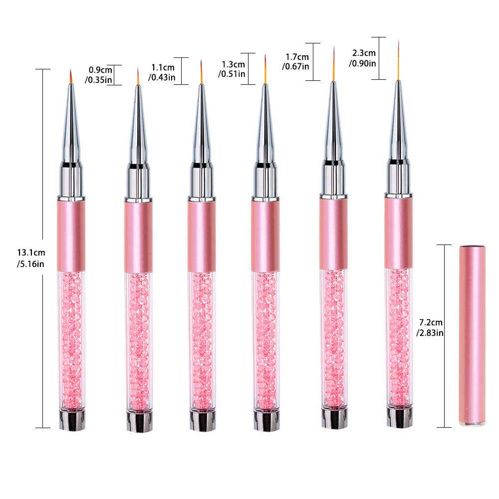 Resin Art Gel - Lot de 6 stylos de nail