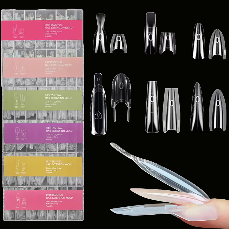 Resin Art Guide Free - 120/150/240 pièces de faux ongles en