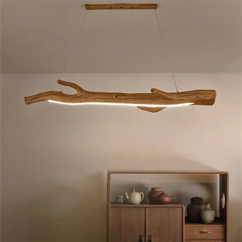 Resin Art Coffee Table - Lustre LED en résine de branche
