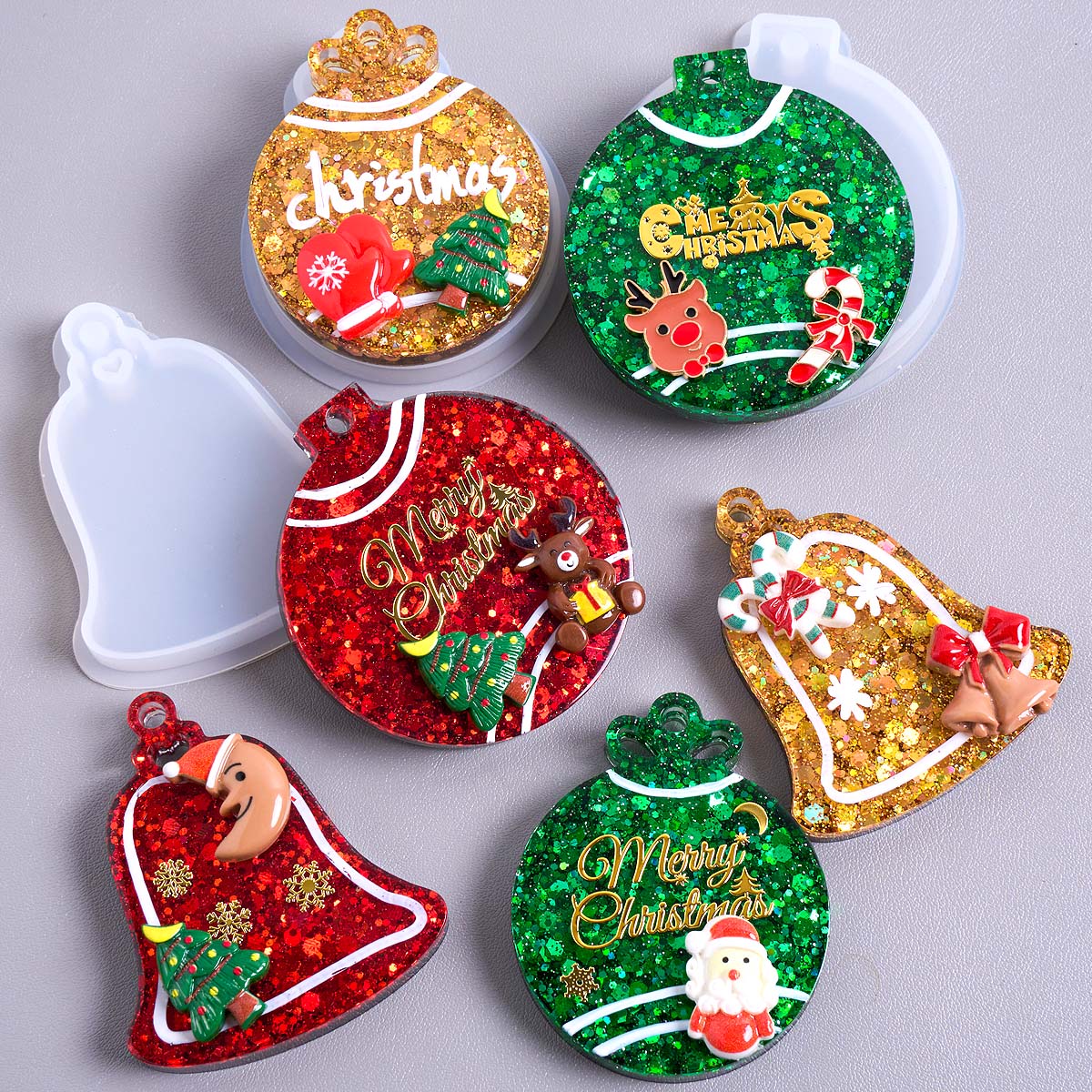 Resin Art Tools - Moule en Silicone pour pendentif d'étiquette