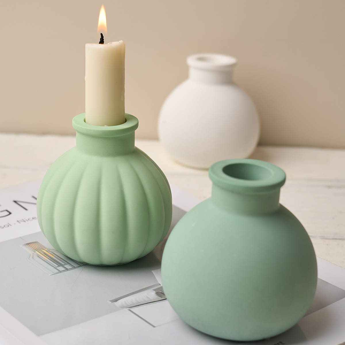 Resin Art Youtube - Moule rond en silicone pour vase