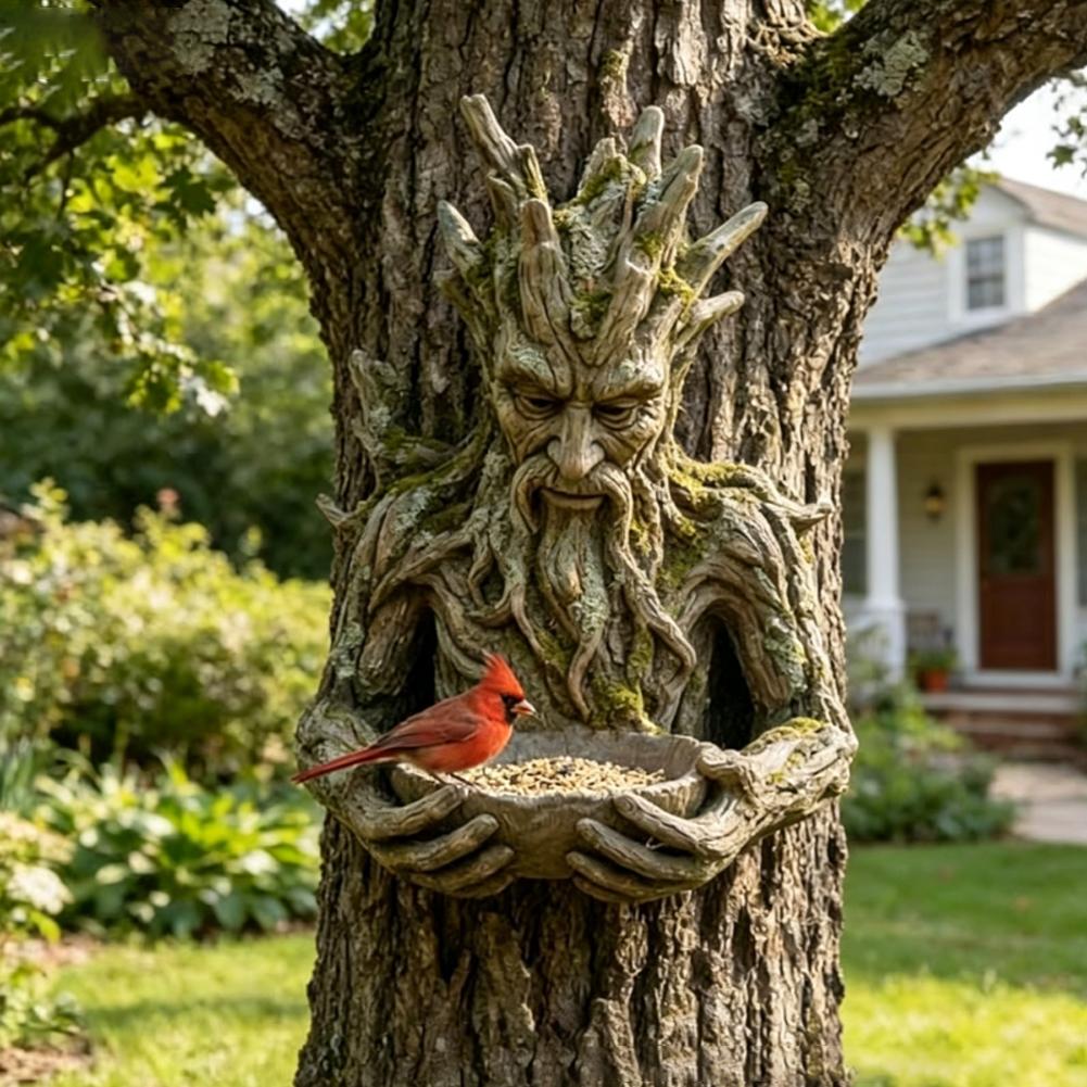 Resin Art And Wood - Mangeoire à oiseaux en résine résistante