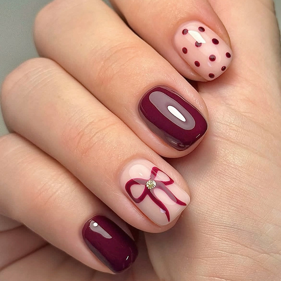 Resin Art And Deco - Faux ongles carrés courts à pression