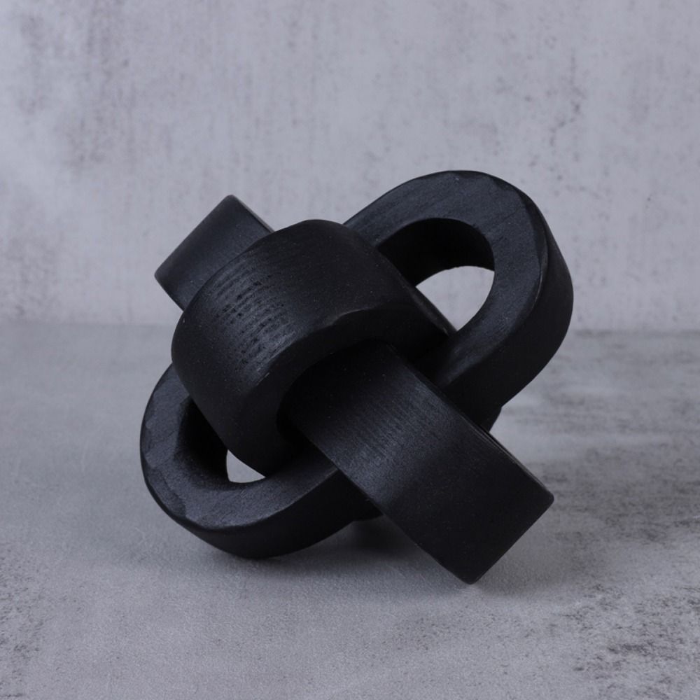 Resin Art And Wood - Ornement de nœud en bois artisanal