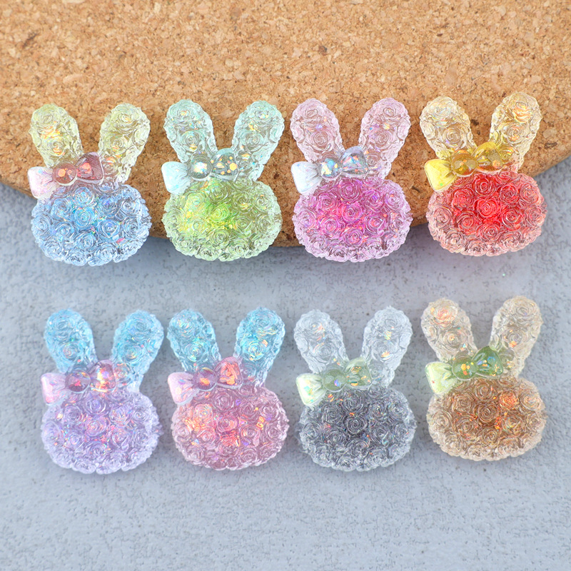 Resin Art Craft - Lot de 5 cabochons en résine