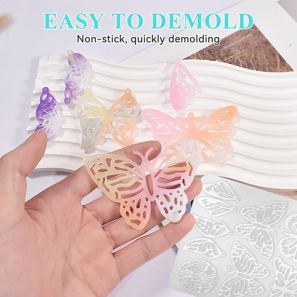 Resin Art Earrings Kit - Kit de moules à boucles d'oreilles