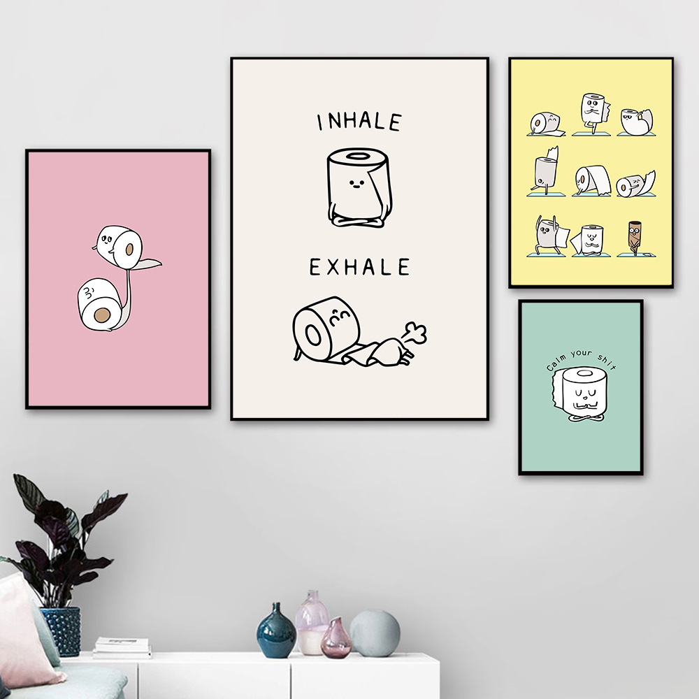 Resin Art Quote - Papier toilette, citation drôle de yoga,