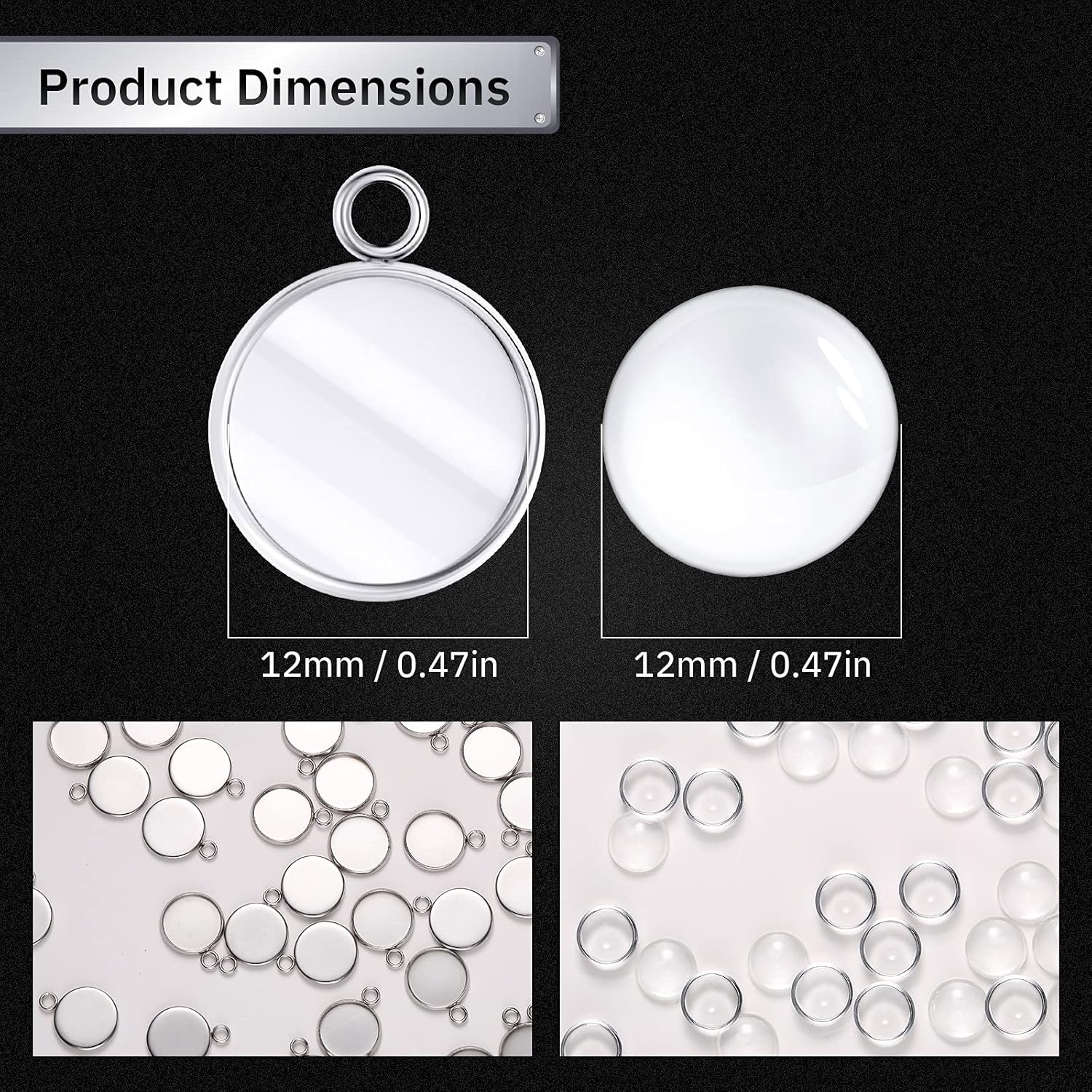 20 pièces en acier inoxydable  - Resin Art Diy avis et prix