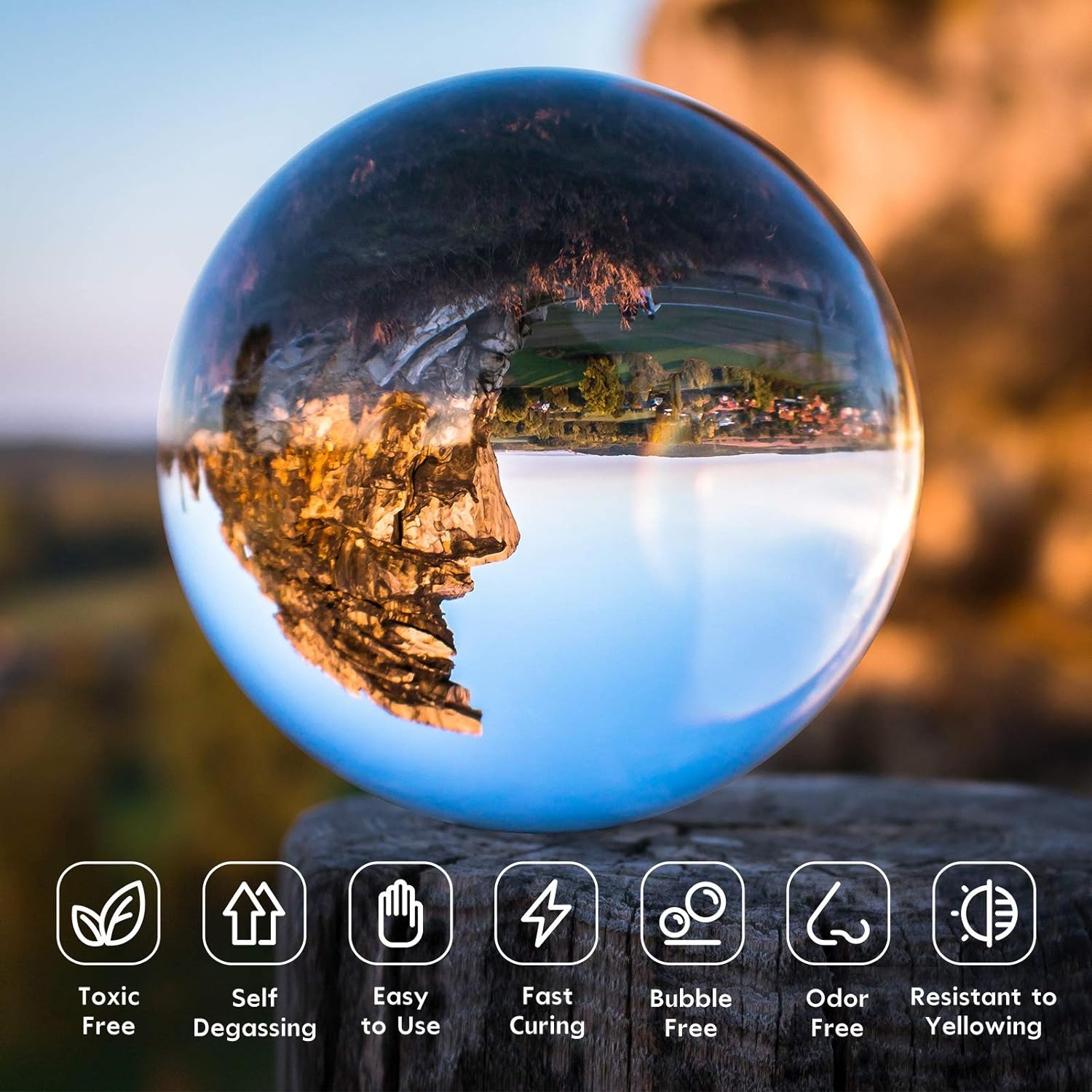 Résine UV Transparente, Dure,  - Resin Art Glue avis et prix