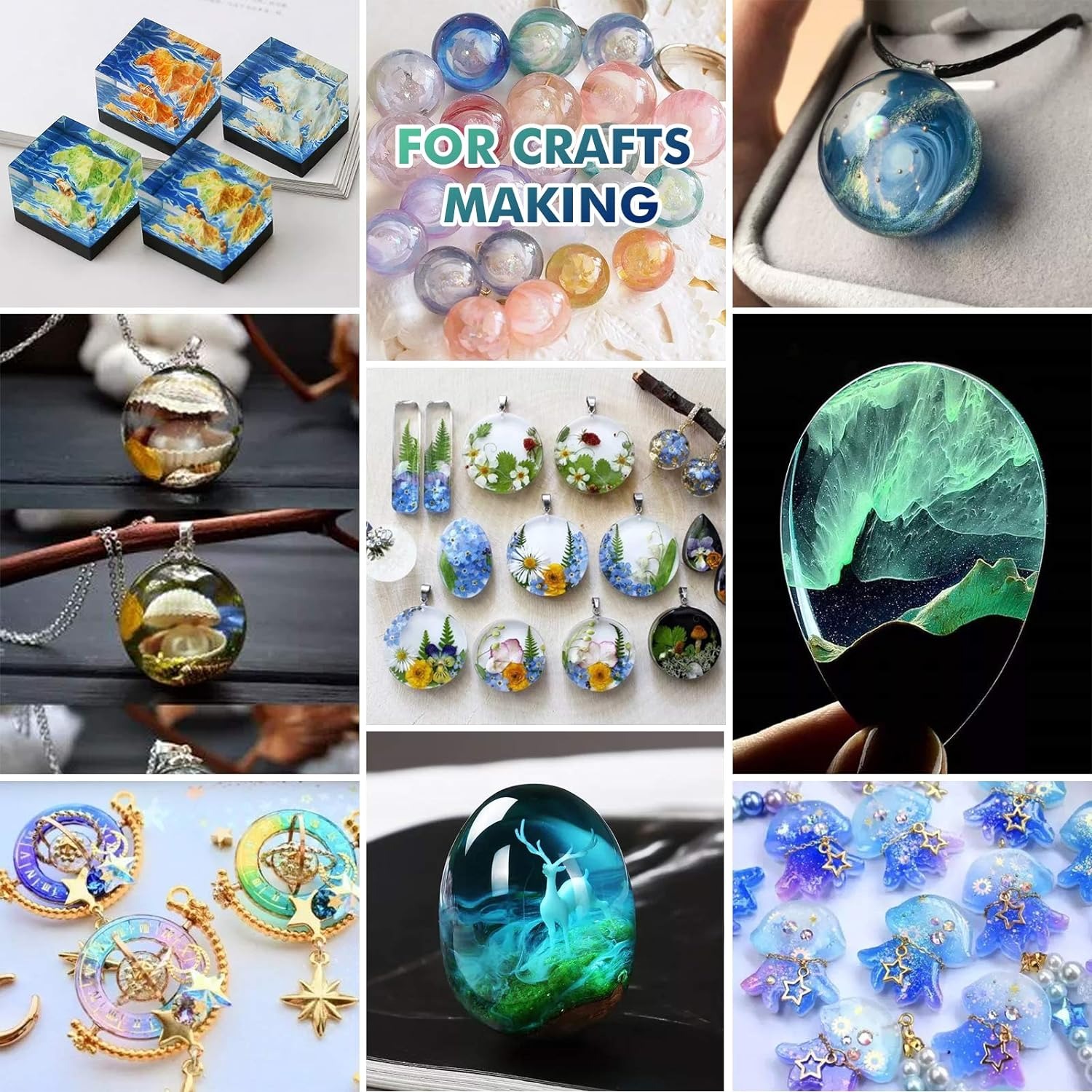 Résine UV Transparente, Dure,  - Resin Art Glue avis et prix