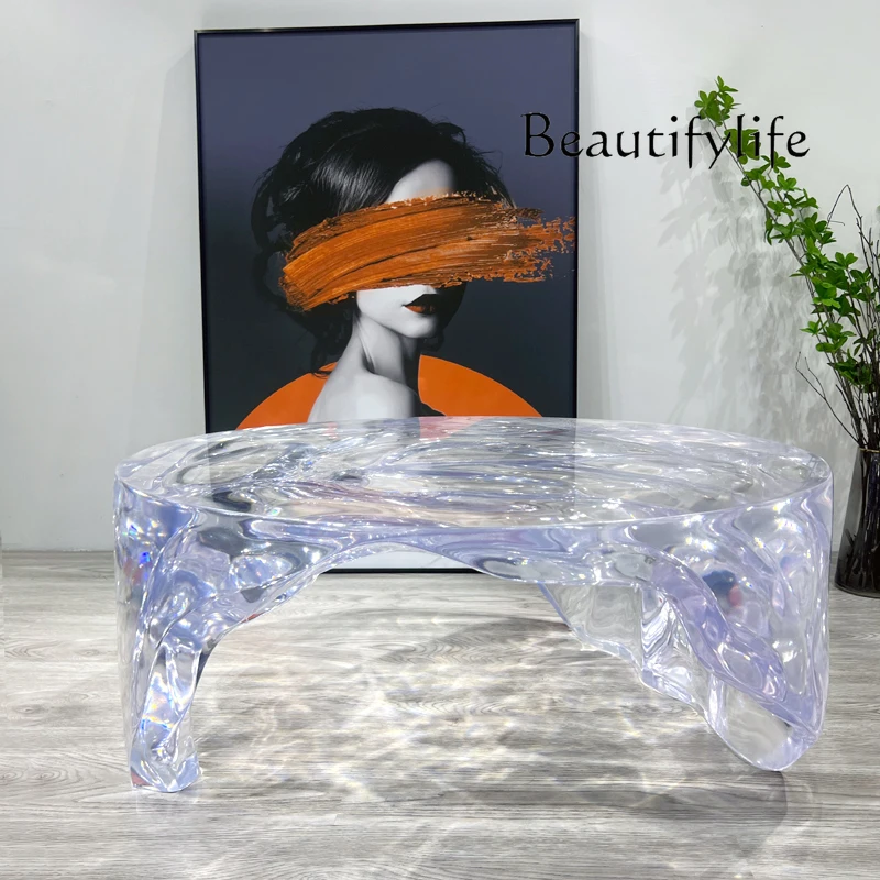 Table basse en résine de forme - Resin Art Coffee Table avis et prix