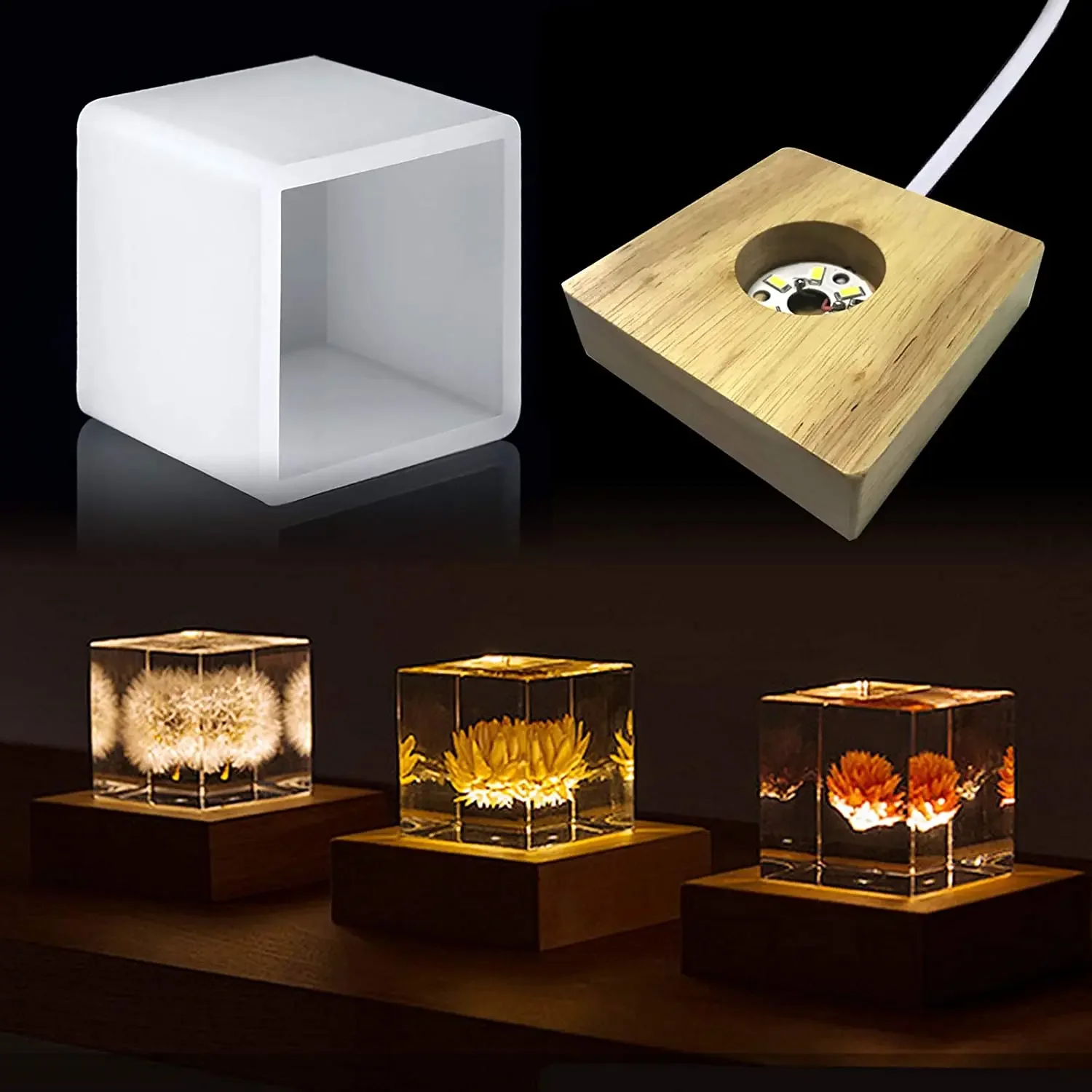 Moule en résine légère carrée, - Resin Art And Wood avis et prix