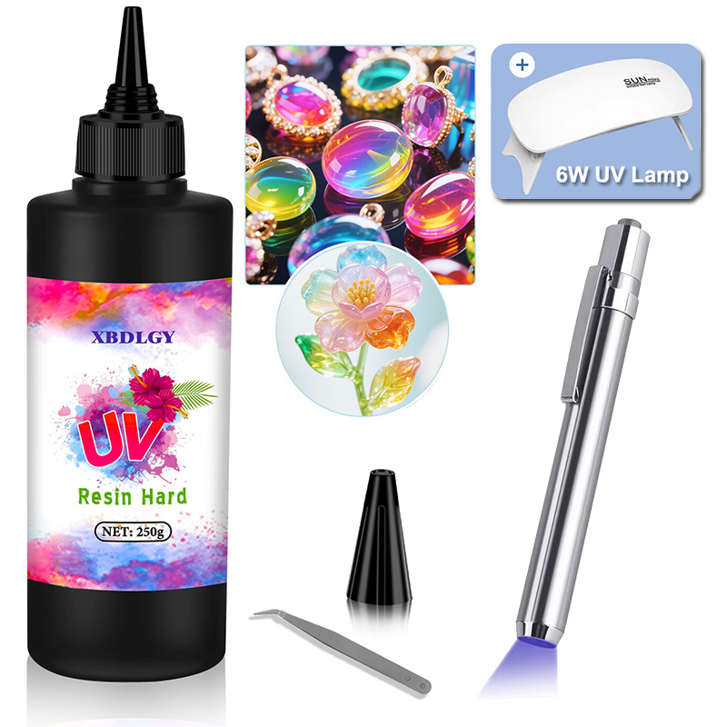 Colle dure en résine UV 200g/2 - Resin Art Glue avis et prix