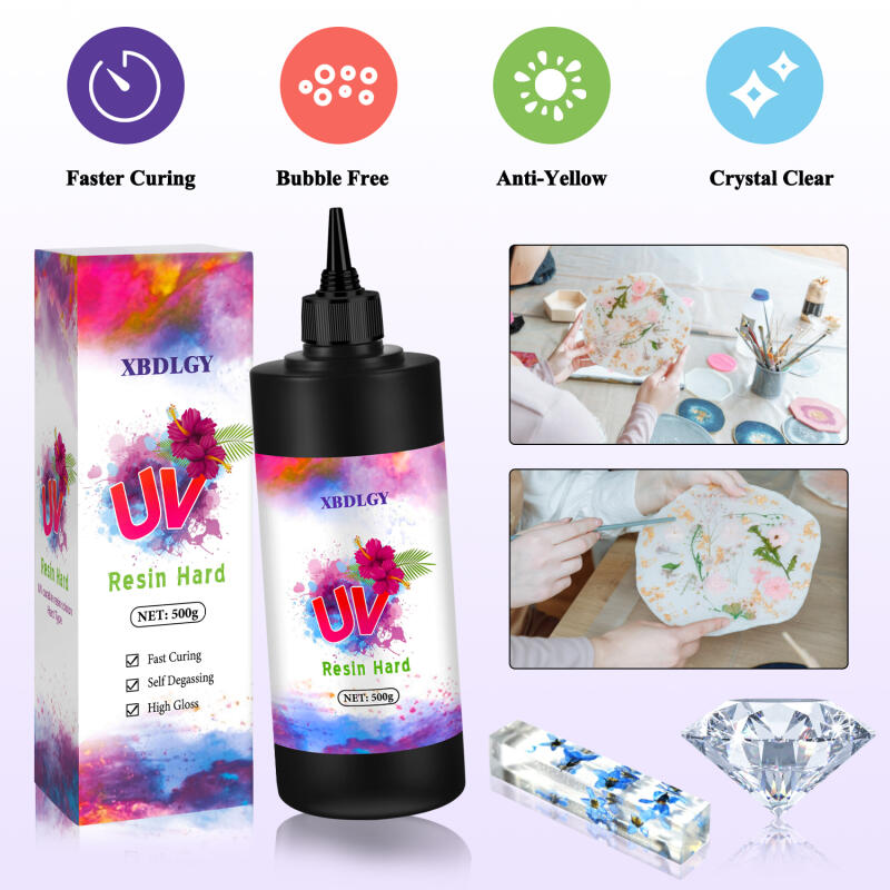 Colle dure en résine UV 200g/2 - Resin Art Glue avis et prix
