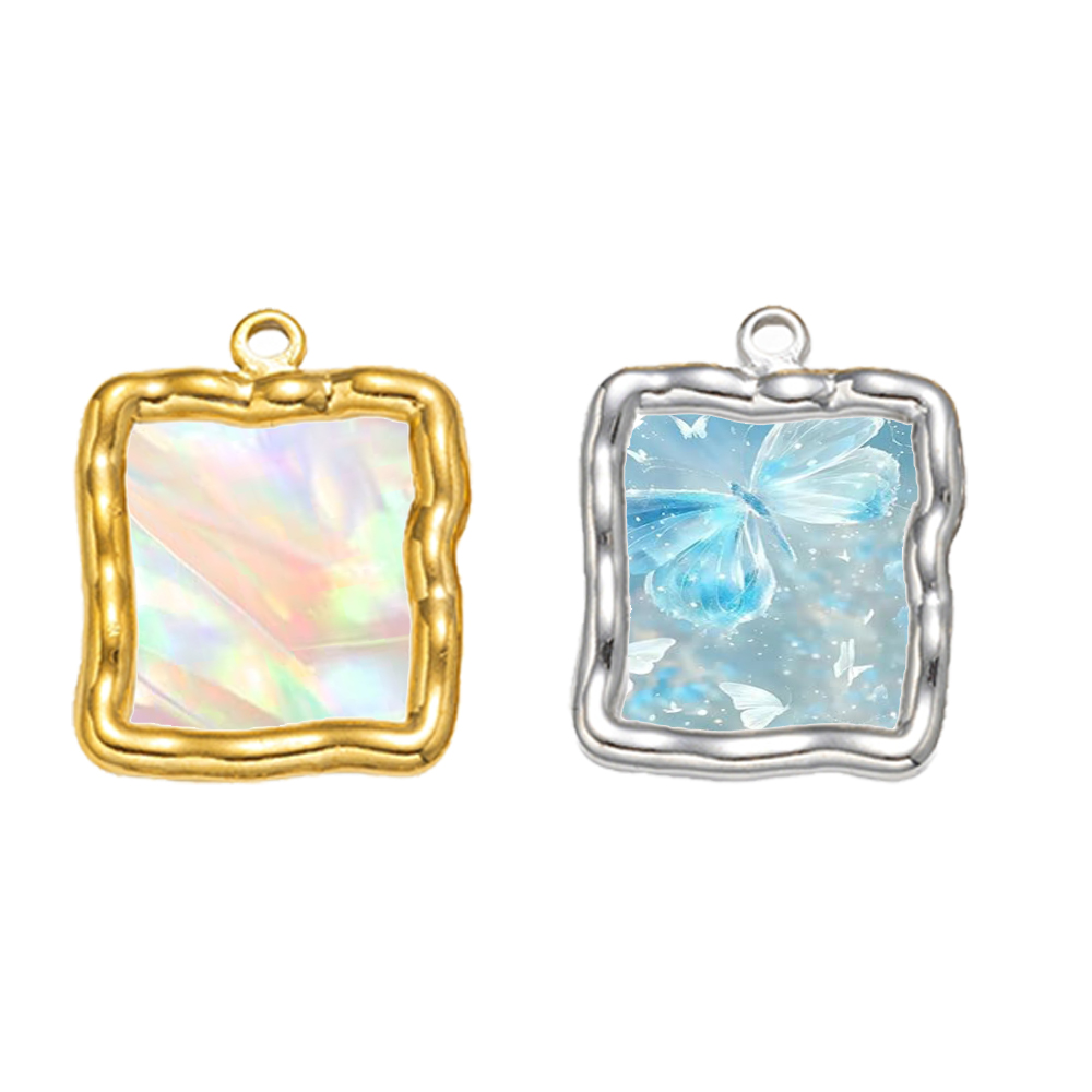Pendentifs ronds en forme de c - Resin Art Box avis et prix