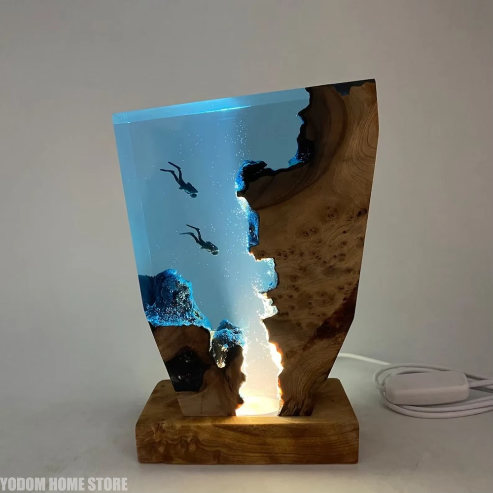 Nouvelle Lampe de Table en Rés - Resin Art World avis et prix