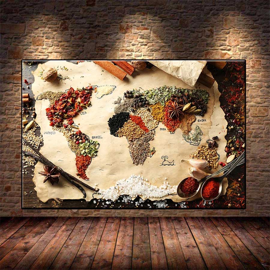 Carte du monde de biscuits dia - Resin Art World avis et prix