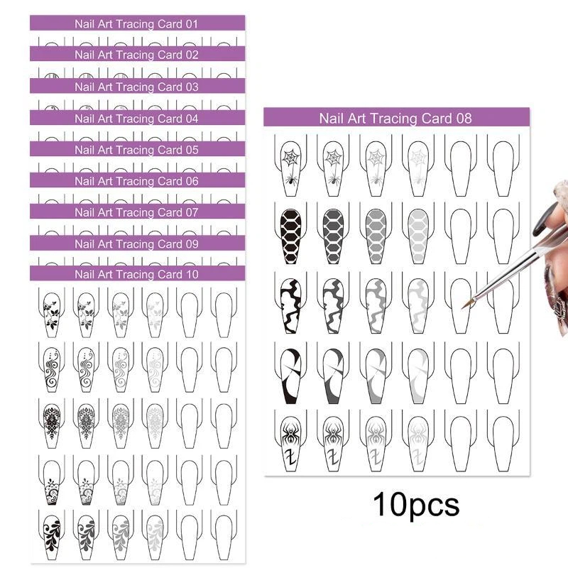 Lot de 10 pochoirs de pratique - Resin Art Guide Free avis et prix