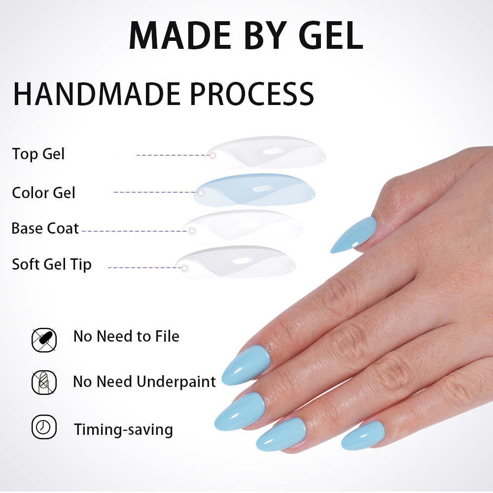 VITAGWX 32 pièces Faux ongles  - Resin Art Gel avis et prix