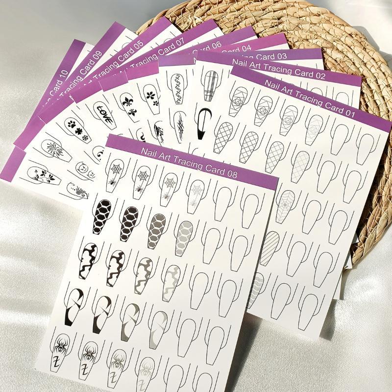 Lot de 10 pochoirs de pratique - Resin Art Guide Free avis et prix