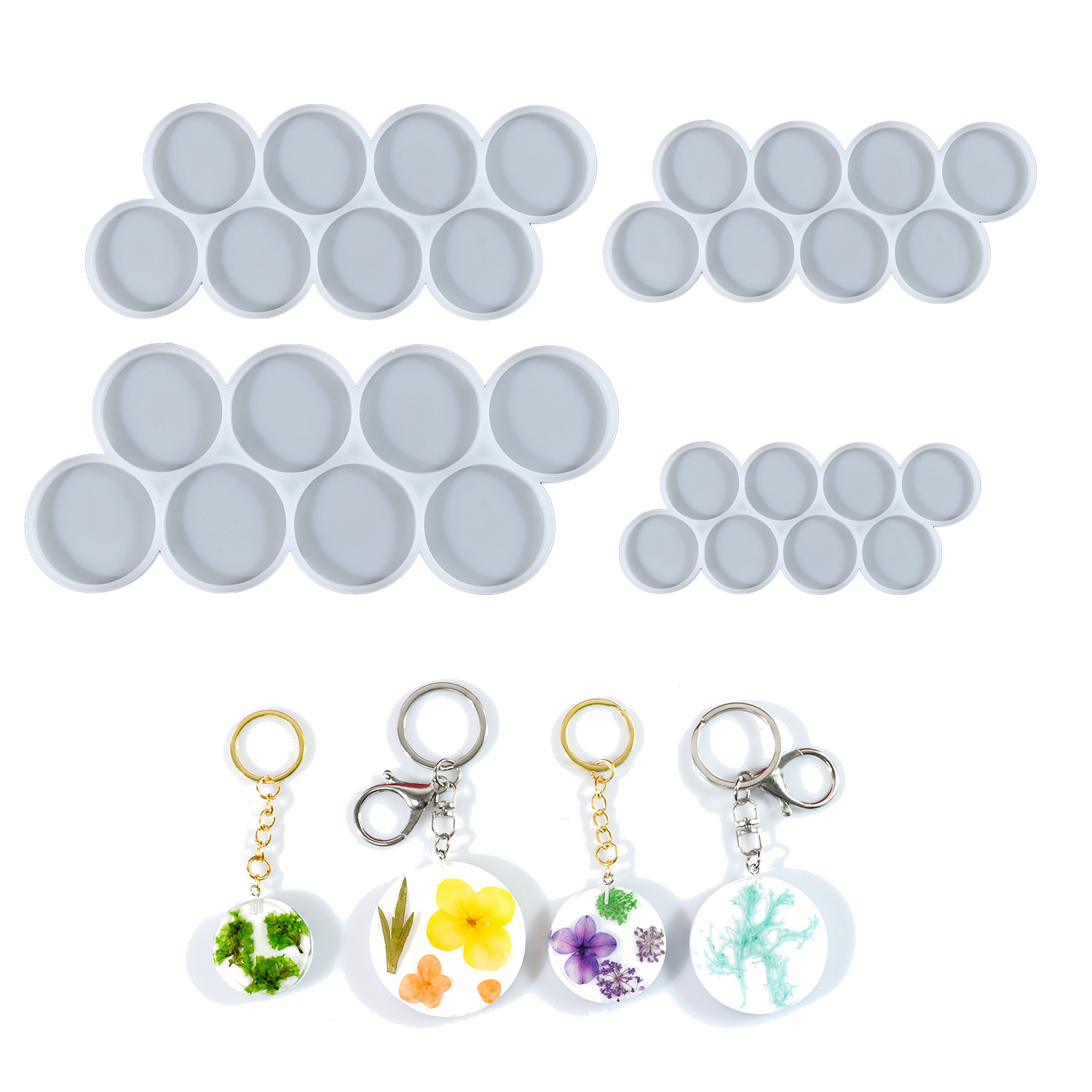 Moule rond en Silicone avec po - Resin Art Tools avis et prix