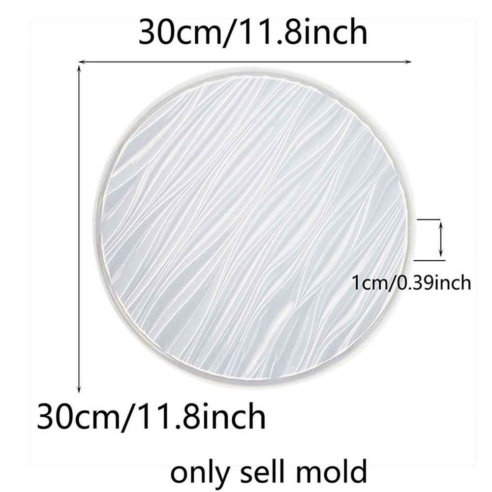 Grand moule rond en silicone p - Resin Art Glue avis et prix
