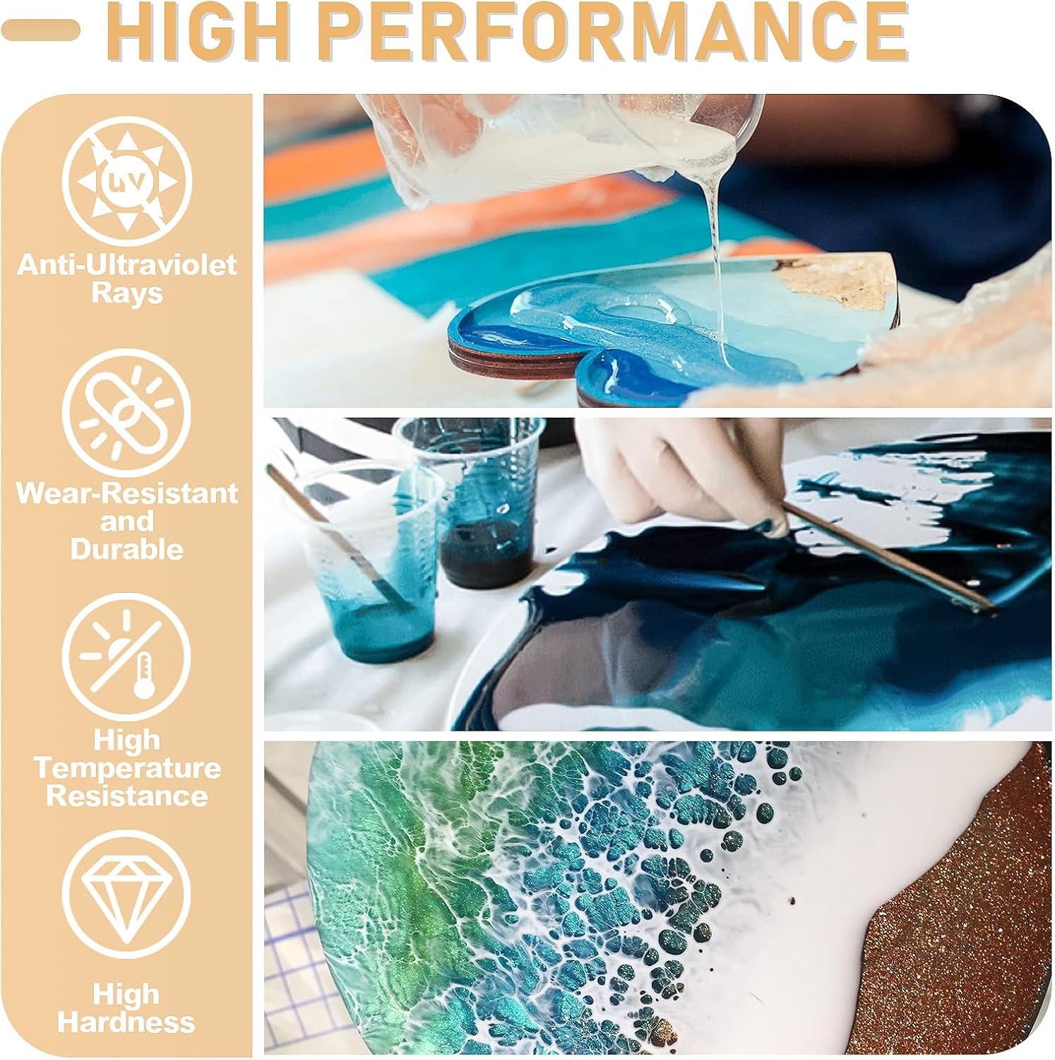 Colle époxy en résine AB, 17.6 - Resin Art Glue avis et prix