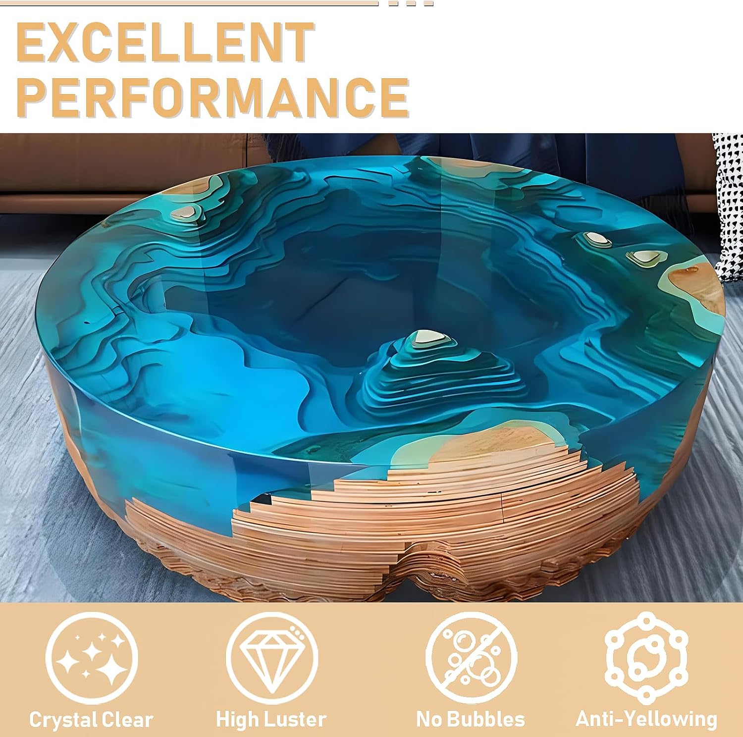 Colle époxy en résine AB, 17.6 - Resin Art Glue avis et prix