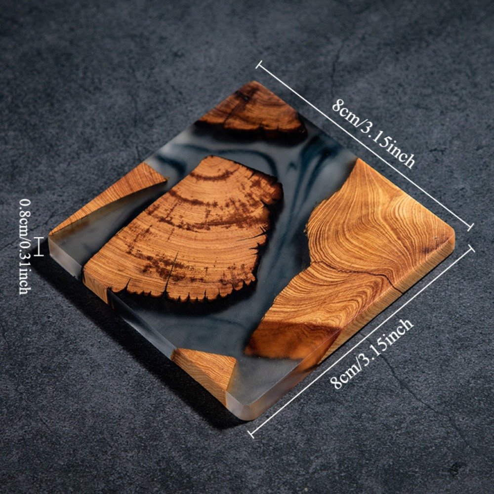 Coussin de tasse carré Cowijk  - Resin Art Coffee Table avis et prix