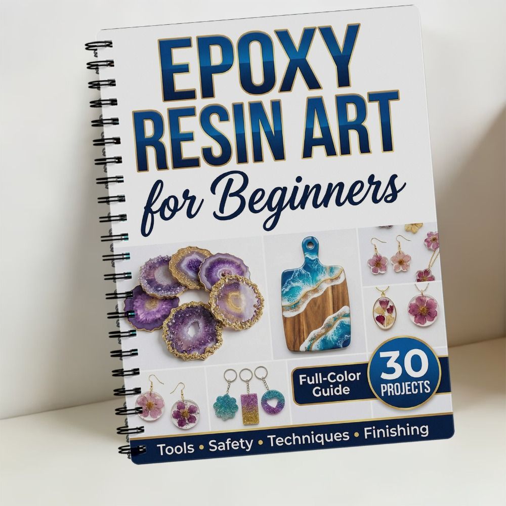 Manuel d'art en résine époxy é - Resin Art Guide Free avis et prix