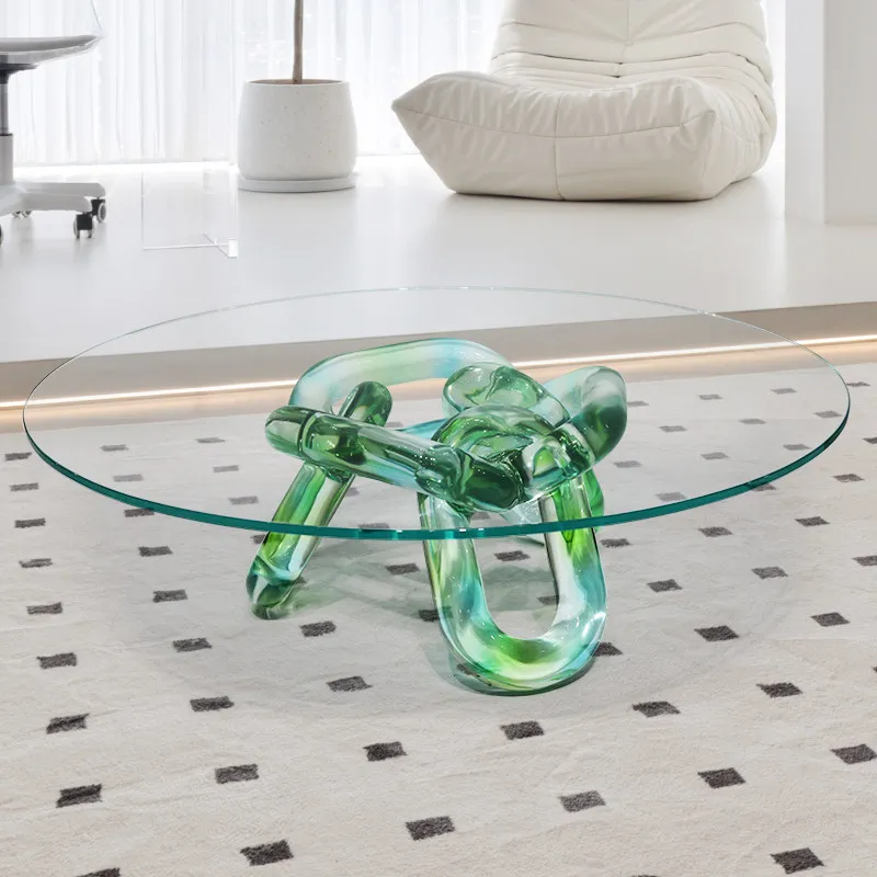 Table basse design minimaliste - Resin Art Coffee Table avis et prix