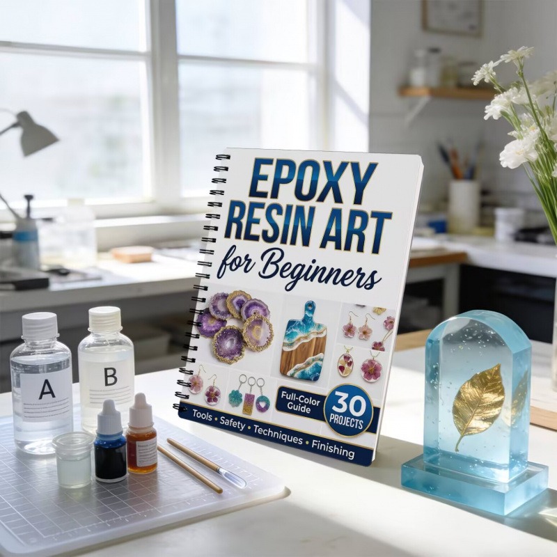 Manuel d'apprentissage pour dé - Resin Art Guide Free avis et prix