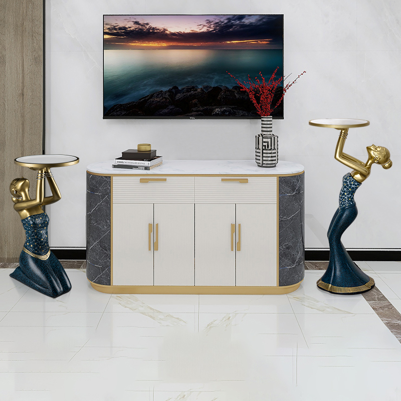 Figurine de filles agenouillée - Resin Art Coffee Table avis et prix