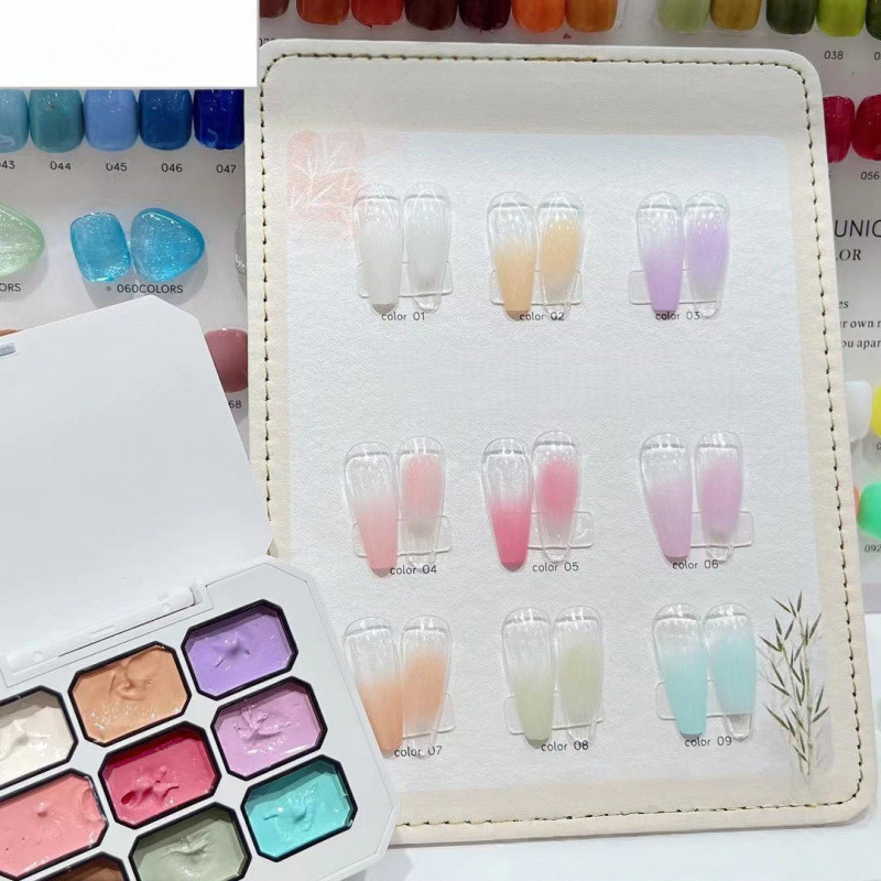 1 pièce Gel UV solide 9 couleu - Resin Art Gel avis et prix