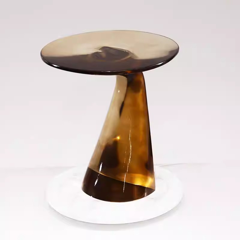 Table basse ronde de style sim - Resin Art Coffee Table avis et prix