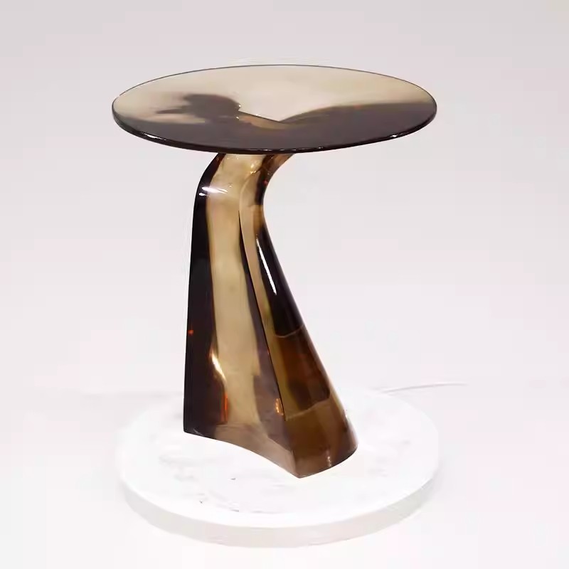 Table basse ronde de style sim - Resin Art Coffee Table avis et prix