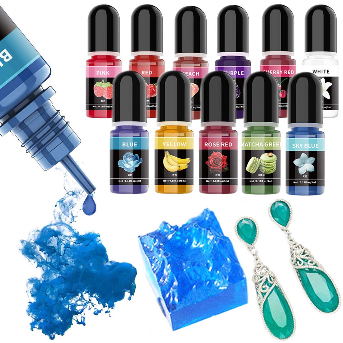 5 ml/bouteille résine époxy Pi - Resin Art Glue avis et prix