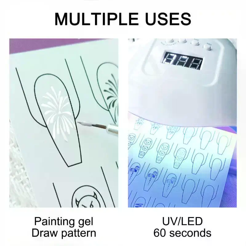 Papier de pratique pour nail a - Resin Art Guide Free avis et prix