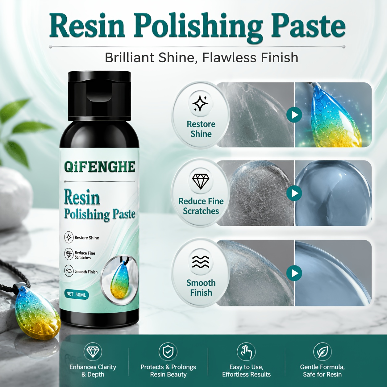 Composé de polissage et de res - Resin Art Youtube avis et prix