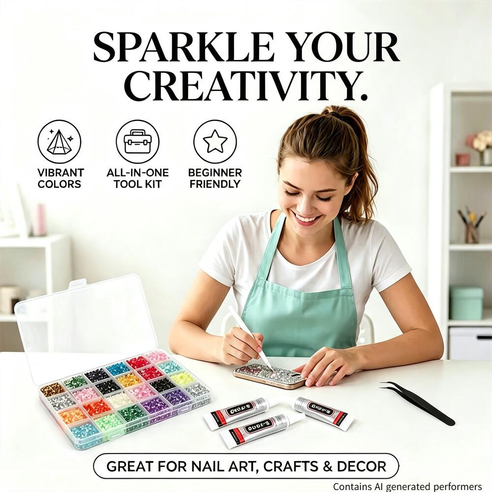 Kit de strass en résine multic - Resin Art Glue avis et prix